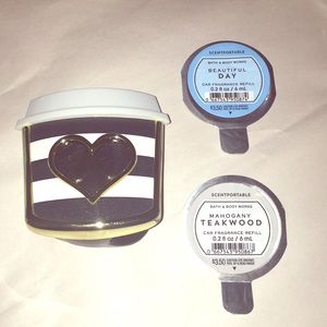 Car fragrance refill set (3 pieces) Brand New